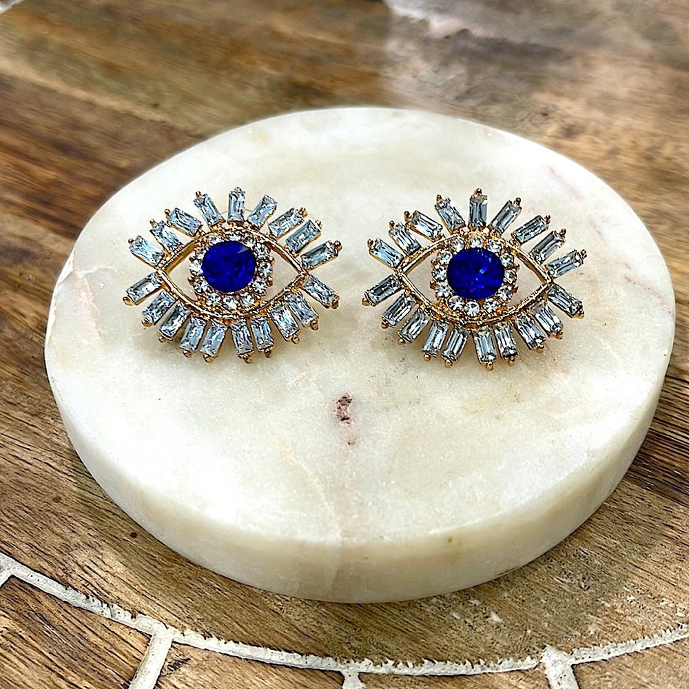 Evil eye studs